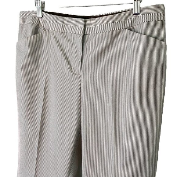 Express trousers, boot cut, medium rise,  pinstripes - Picture 5 of 14